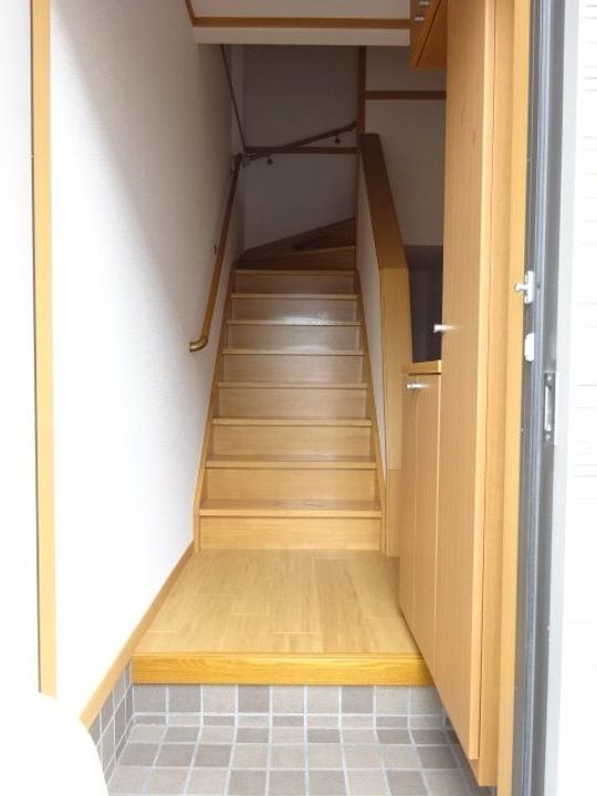 茨城県鹿嶋市大字港ケ丘(アパート)の賃貸物件の玄関