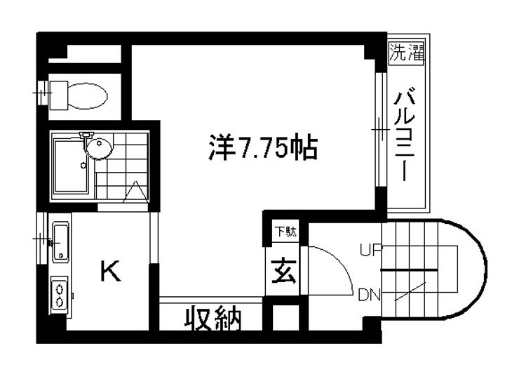 プチハイムIIの間取り