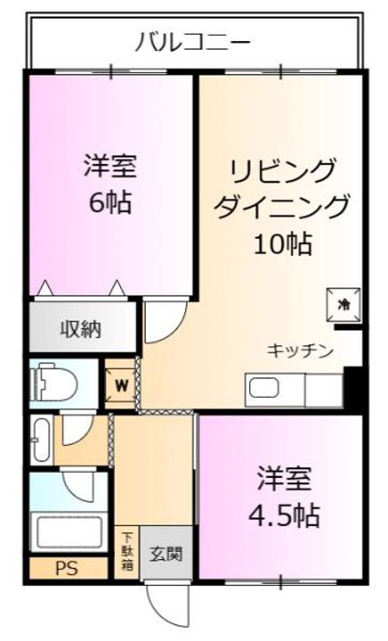 レスポワール1の間取り