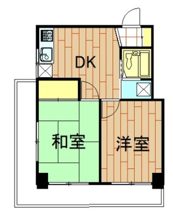 神奈川県川崎市中原区井田中ノ町(マンション)の賃貸物件の間取り
