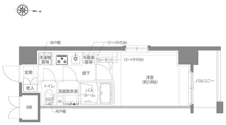 AELL亀有の間取り