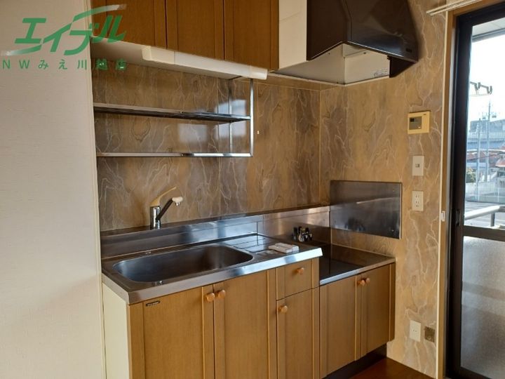 ノースエトランゼB棟のキッチン