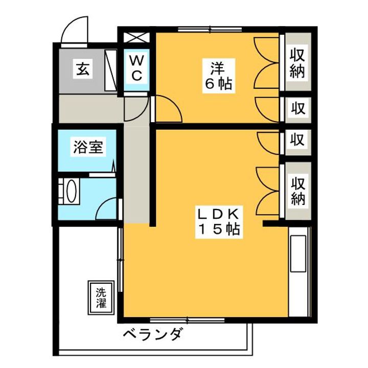 リヴィエール辰起の間取り