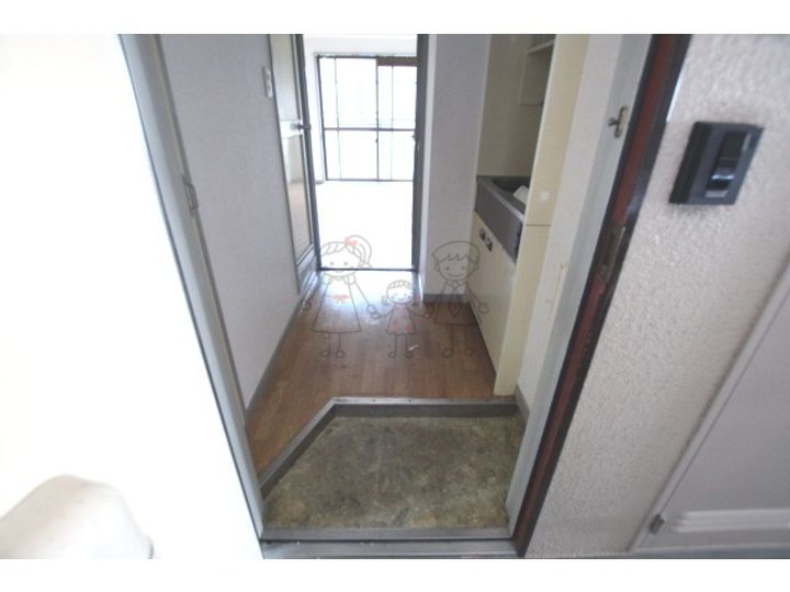 グランメール苅田の玄関