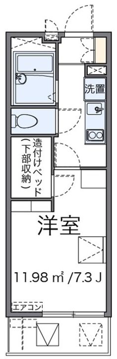 神奈川県川崎市多摩区堰1(マンション)の賃貸物件の間取り