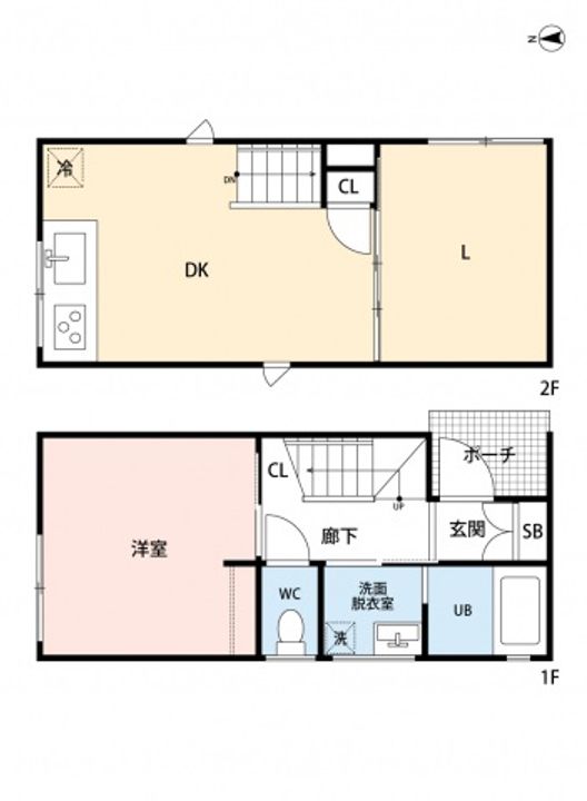 佐賀県鳥栖市轟木町(アパート)の賃貸物件の間取り