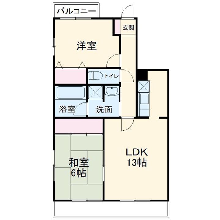 グリーンシティー五番館の間取り
