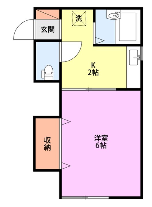 コーポKENの間取り