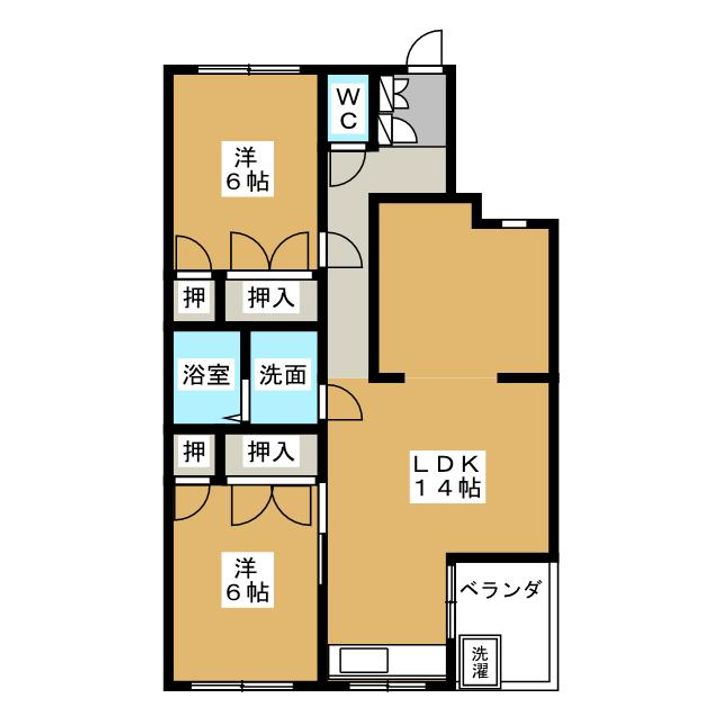 リヴィエール辰起の間取り