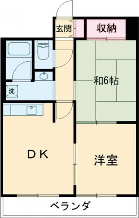 サングリートハイツの間取り