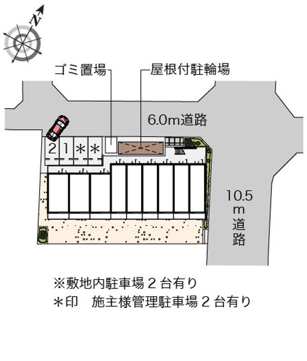 東京都立川市栄町6(アパート)の賃貸物件の地図