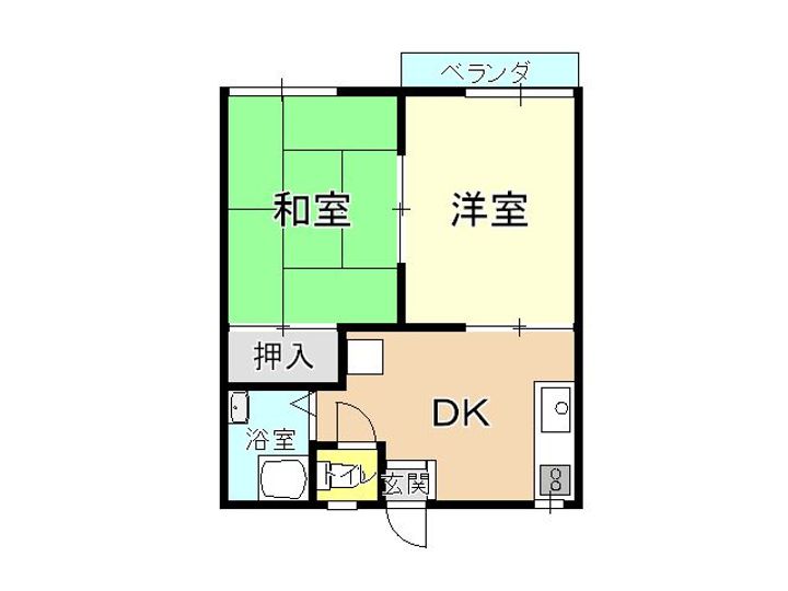 メゾン黒磯駅前B棟の間取り
