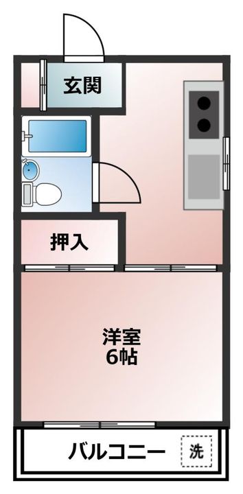トウキ狛江ハイツの間取り