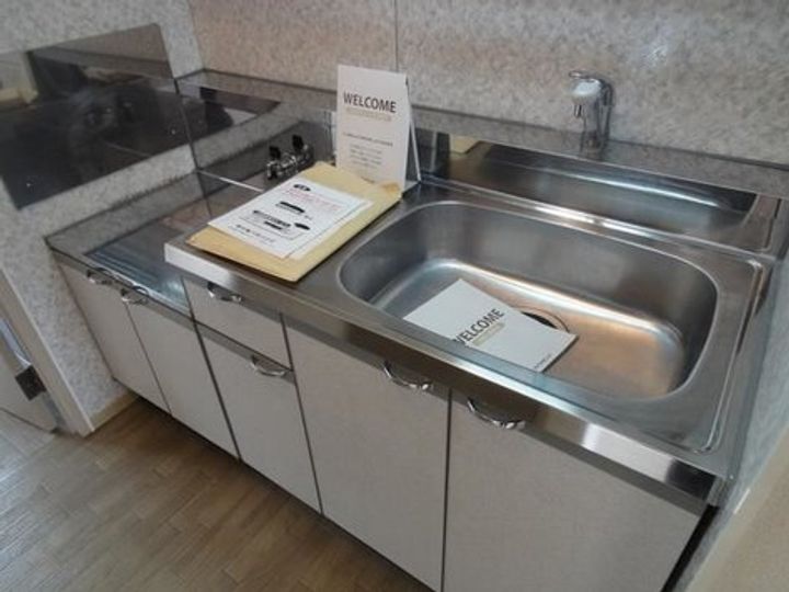 神奈川県横浜市栄区長沼町(アパート)の賃貸物件のキッチン