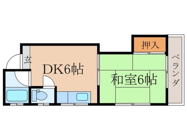 コーポ邦和の間取り