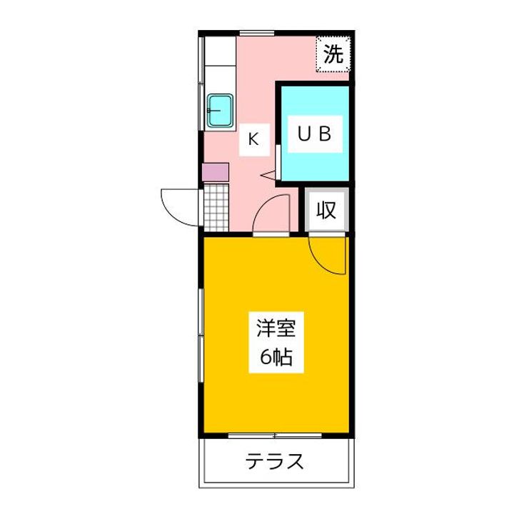 コーポリヴの間取り