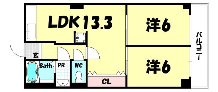 シャトー・ド・フェニックスの間取り