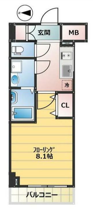 エグザ東京イーストヴェローナの間取り