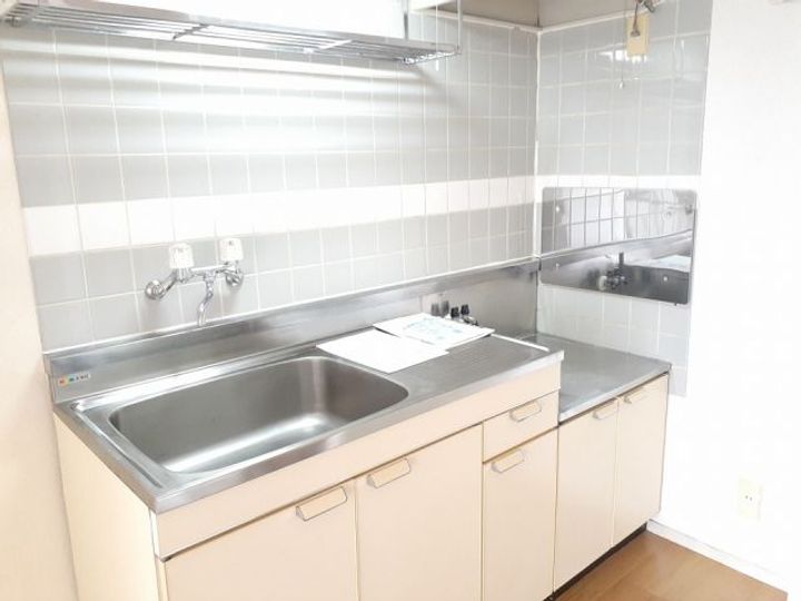 栃木県宇都宮市御幸ケ原町(アパート)の賃貸物件のキッチン