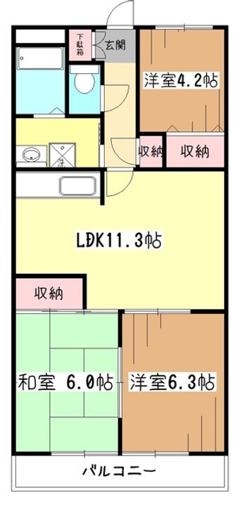 アスティーロイヤルの間取り