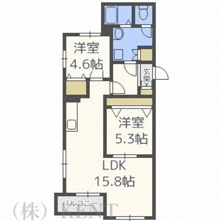 山の手パークハイツの間取り