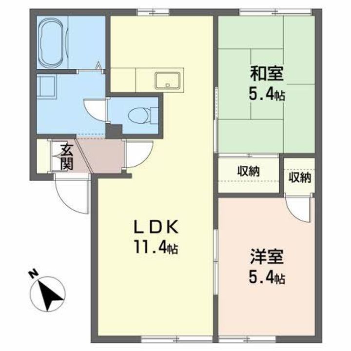 エトワス Aの間取り