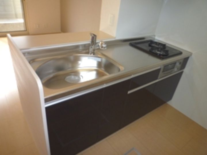 大阪府大阪市東住吉区公園南矢田4(アパート)の賃貸物件のキッチン
