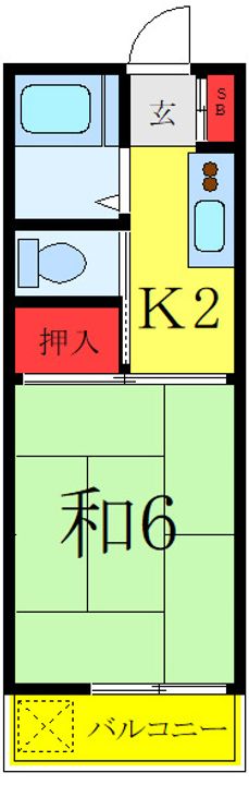 メゾン東大泉の間取り