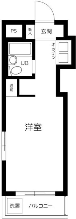 スカイコート蒲田の間取り