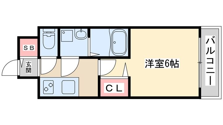 ファステート北大阪ラッセルの間取り
