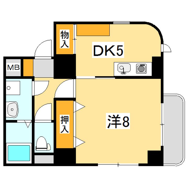 パルシティT&Kの間取り