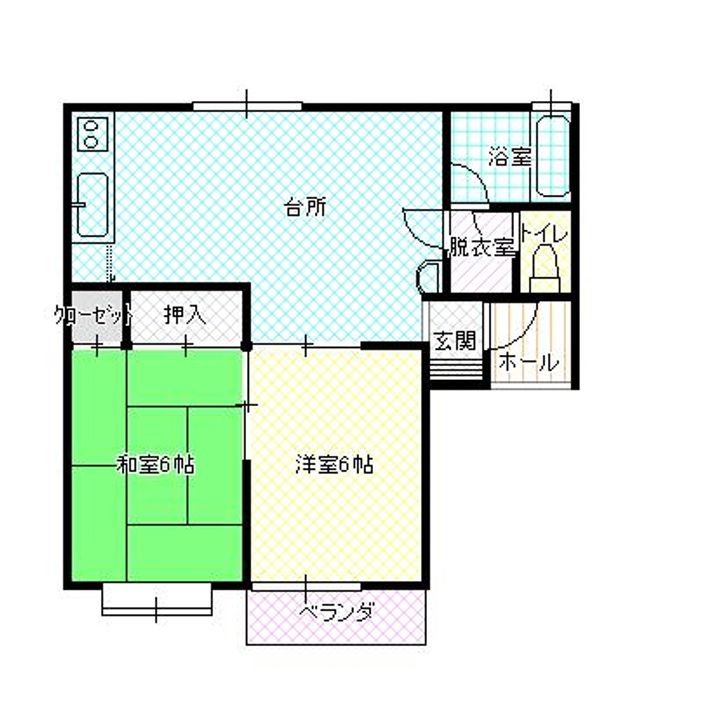 ハイムてんもりIIの間取り