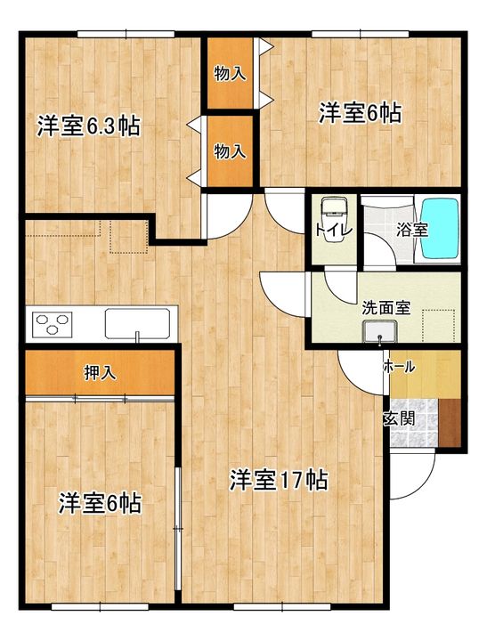 メルセデス栄1の間取り