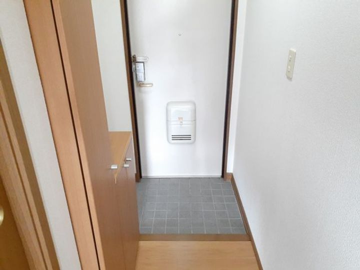 茨城県高萩市大字安良川(マンション)の賃貸物件の玄関