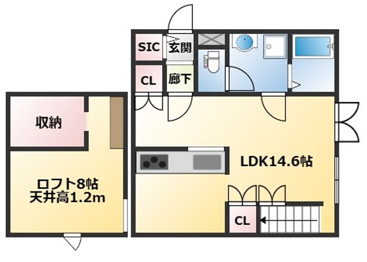 プリマSAKURA 壱番館の間取り
