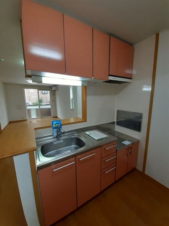 群馬県高崎市上佐野町(アパート)の賃貸物件のキッチン