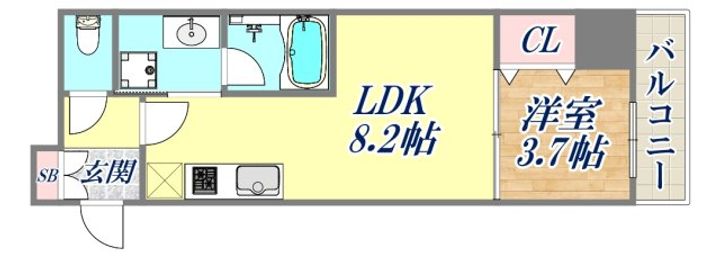 アーバネックス塚口の間取り