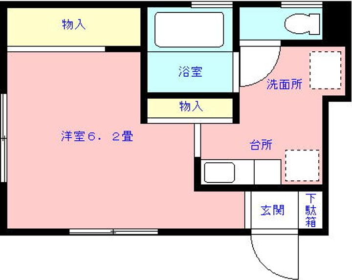 メゾンドアカツキの間取り