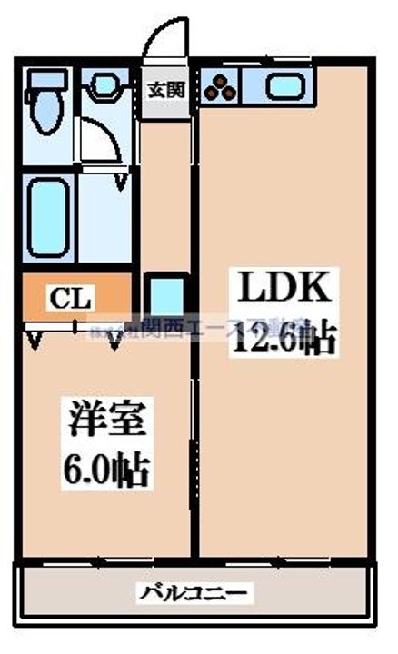ルシエルの間取り