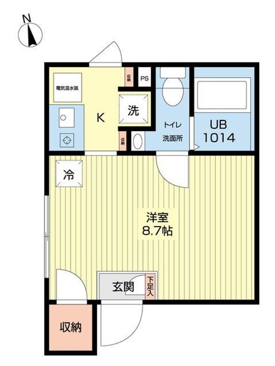 東京都大田区大森西2(マンション)の賃貸物件の間取り