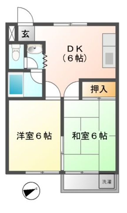 第二青木ビルの間取り