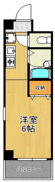 神奈川県横浜市港北区樽町2(マンション)の賃貸物件の間取り