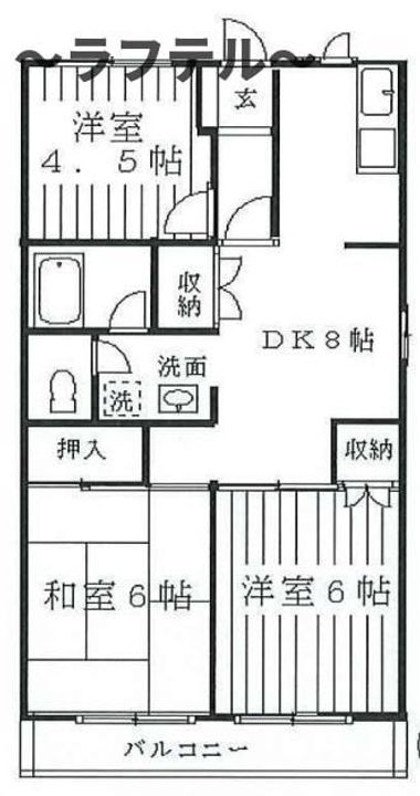 中新井ブルームハイツの間取り