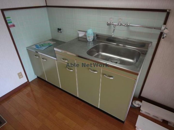 宮崎県都城市祝吉1(マンション)の賃貸物件のキッチン