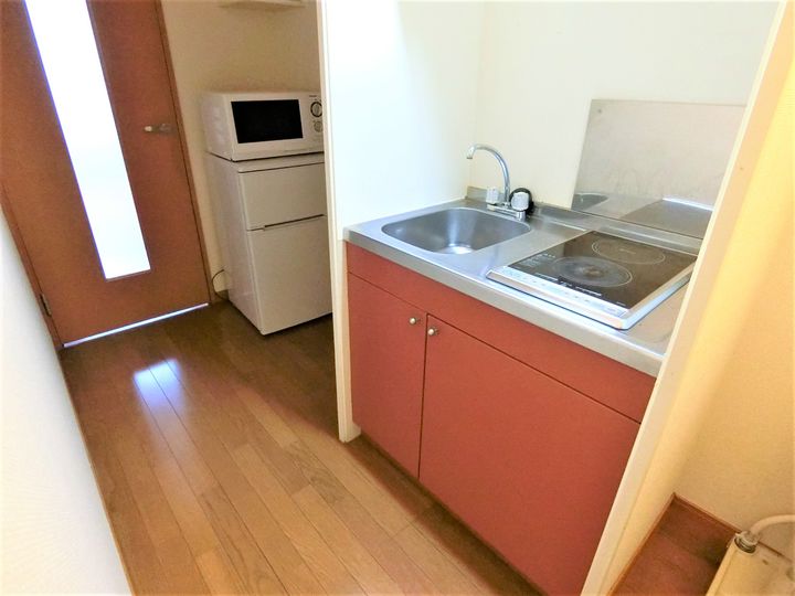 大阪府大阪市東住吉区矢田4(マンション)の賃貸物件のキッチン
