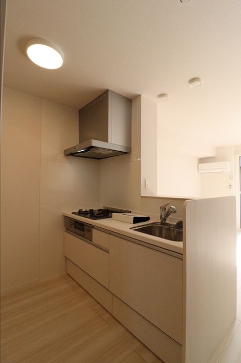 岡山県岡山市中区国富(アパート)の賃貸物件のキッチン