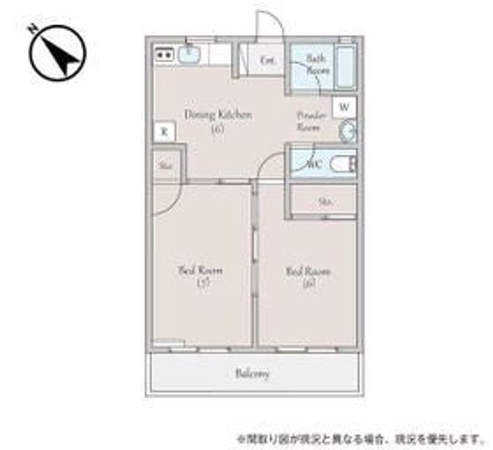ハイツ栗原 パートIの間取り