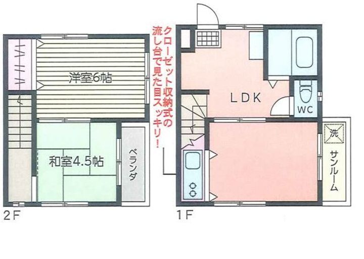 神奈川県相模原市南区南台3(一戸建)の賃貸物件の間取り