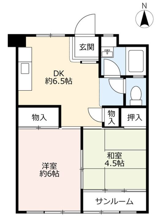 UR藤ヶ丘の間取り