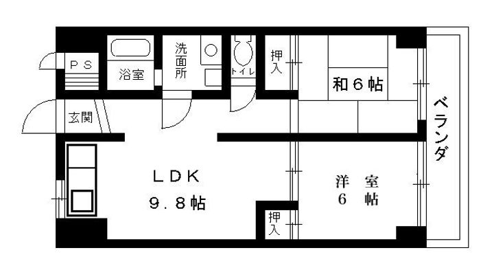 平山ビルデンスの間取り